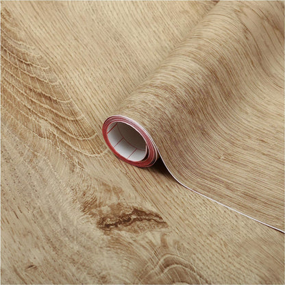253422 - dc-fix Fletë ngjitëse dekorative për mobilje, me vija lisi, 45 cm x 2 m, moderne dhe e qëndrueshme