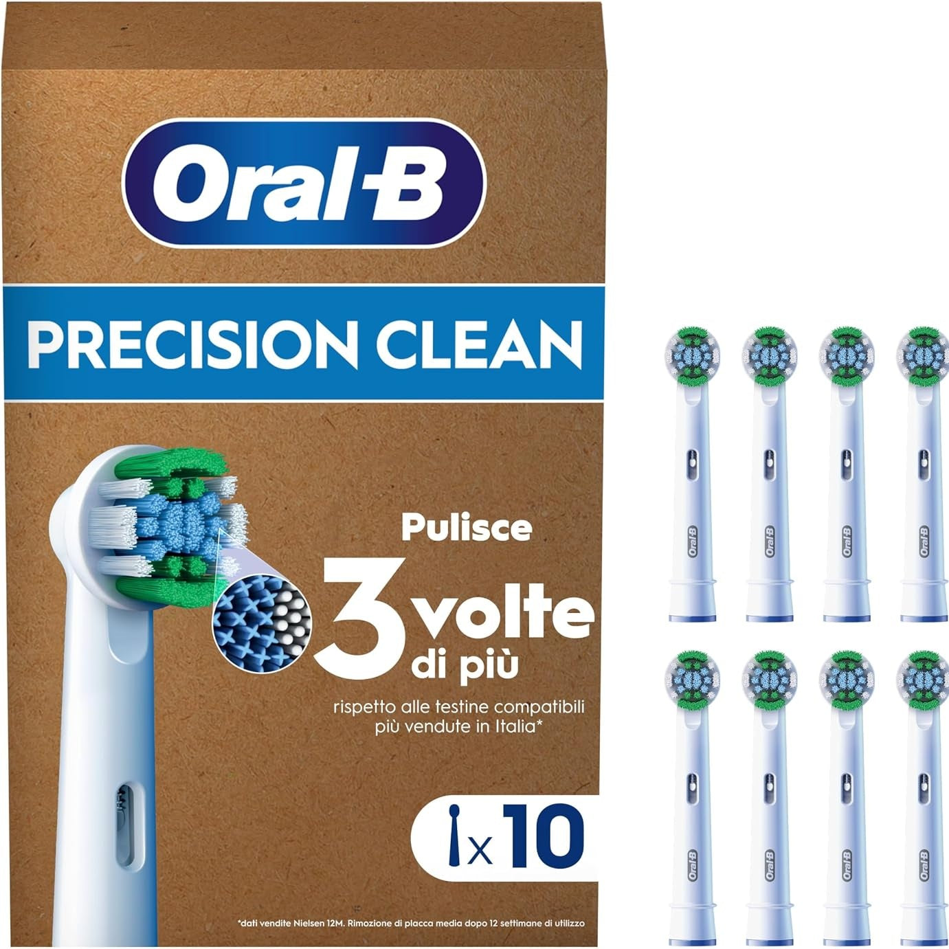 321145 - ORAL-B Pastrues PRO Precision Clean, i thatë, 10 copë