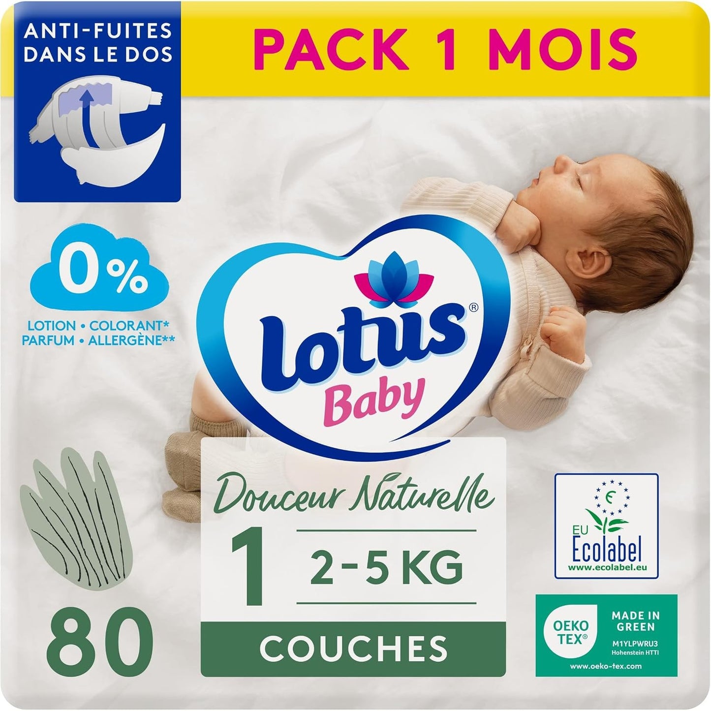 321547 - Lotus Pelena për Foshnje Madhësia 1 (2-5 kg/I porsalinduri)