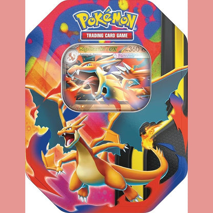 141553 - Pokémon: Charizard Mega Box – Y-ex Charizard Mega Charizard (4 paketa përforcuese dhe 1 kartë promo me shkëlqim).