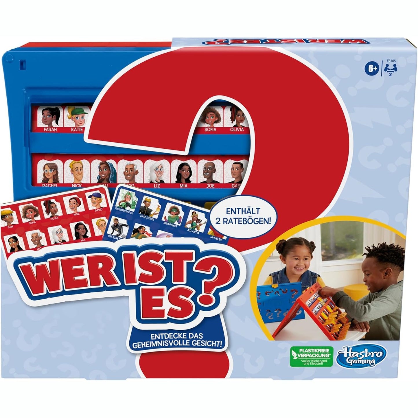 215698 - HASBRO GAMING Guess Who? Lojë tavoline për fëmijë 6 vjeç e lart, për 2 lojtarë