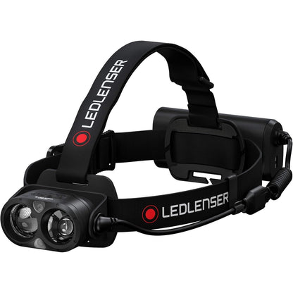 213040 - LEDLENSER Llambë koke LED, 3500 lumen, bateri litium e rikarikueshme, IP67, distancë rrezeje 300 m.