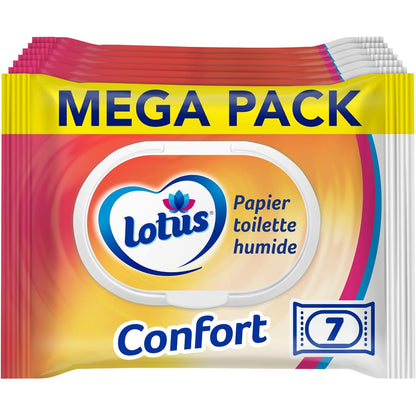 317486 - Lotus Comfort Letër Higjienike e Lagësht, Pako me 7 x 38 fletë