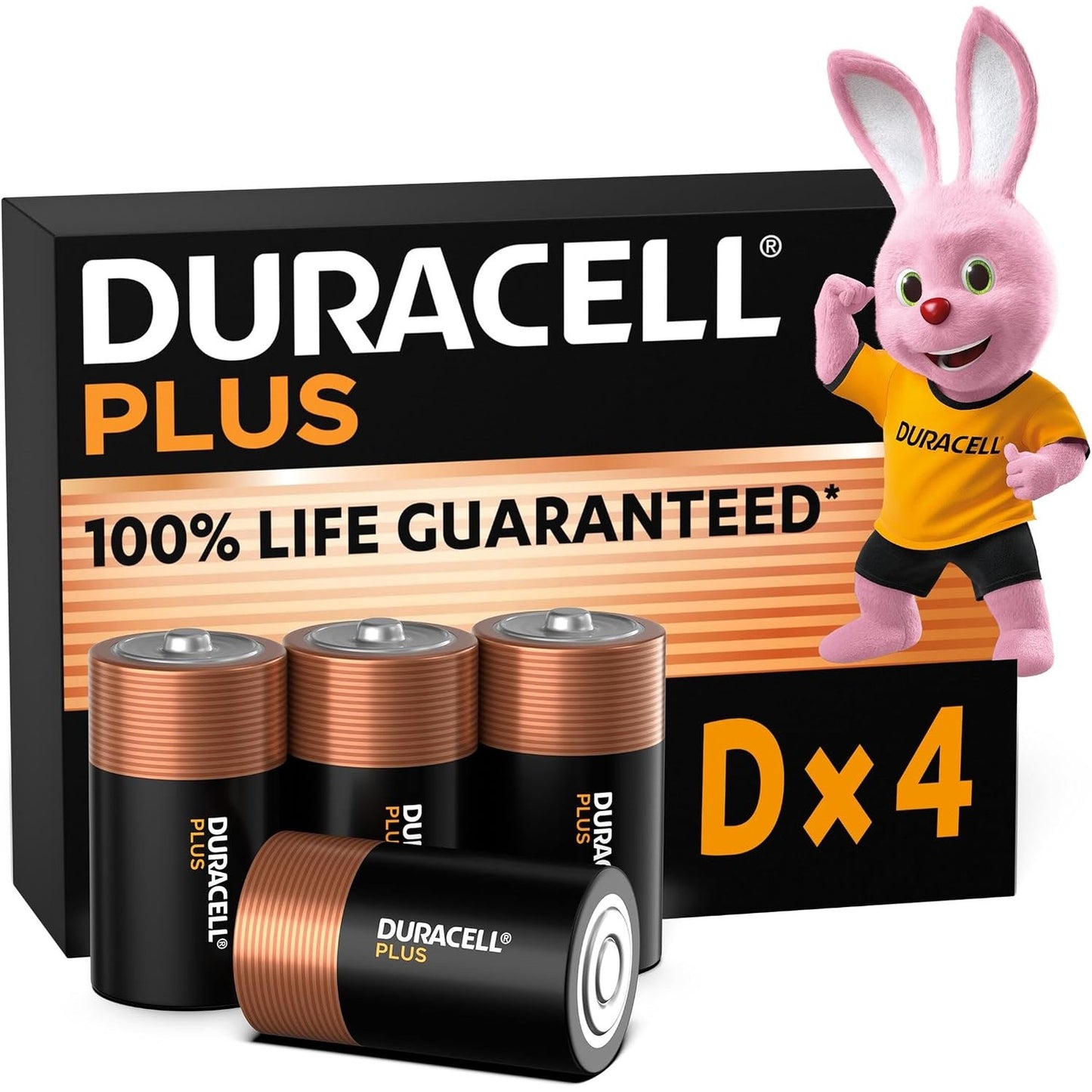 274322 - DURACELL Bateri Plus D, LR20, 4 copë, bateri alkaline D