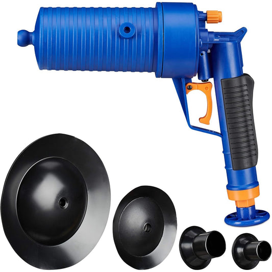 178745 - RELAXDAYS Pastrues Ajri i Kuzhinës dhe Banjos me 4 Aksesorë, Valvul Mbipresioni, Blu