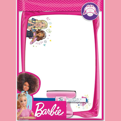 274744 - MAPED Set Tabele e Bardhë Barbie, 1 Tabelë e Fshirshme, 1 Mbajtëse Aksesori, 1 Furçë, 1 Shënues