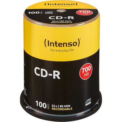 268540 - INTENSO 1001126 CD-R 100 copë, boshllëqe 700MB, 52x Speed