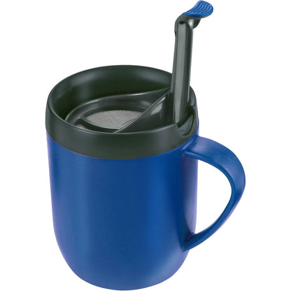 223661 - ZYLISS Filxhan kafeje E990003 - Plastik/Silikon, Blu, Udhëtim, Izoluar, me Kapak, Kamping, I përshtatshëm për lavastovilje