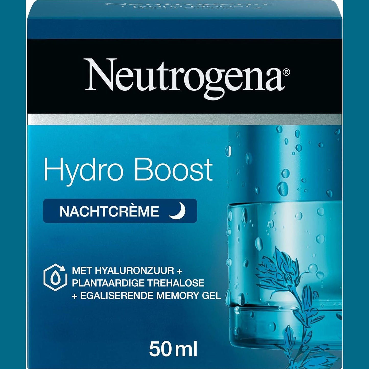 275486 - NEUTROGENA Krem nate Hydro Boost, krem hidratues për fytyrën, për të gjitha llojet e lëkurës, pa vaj, 50 ml
