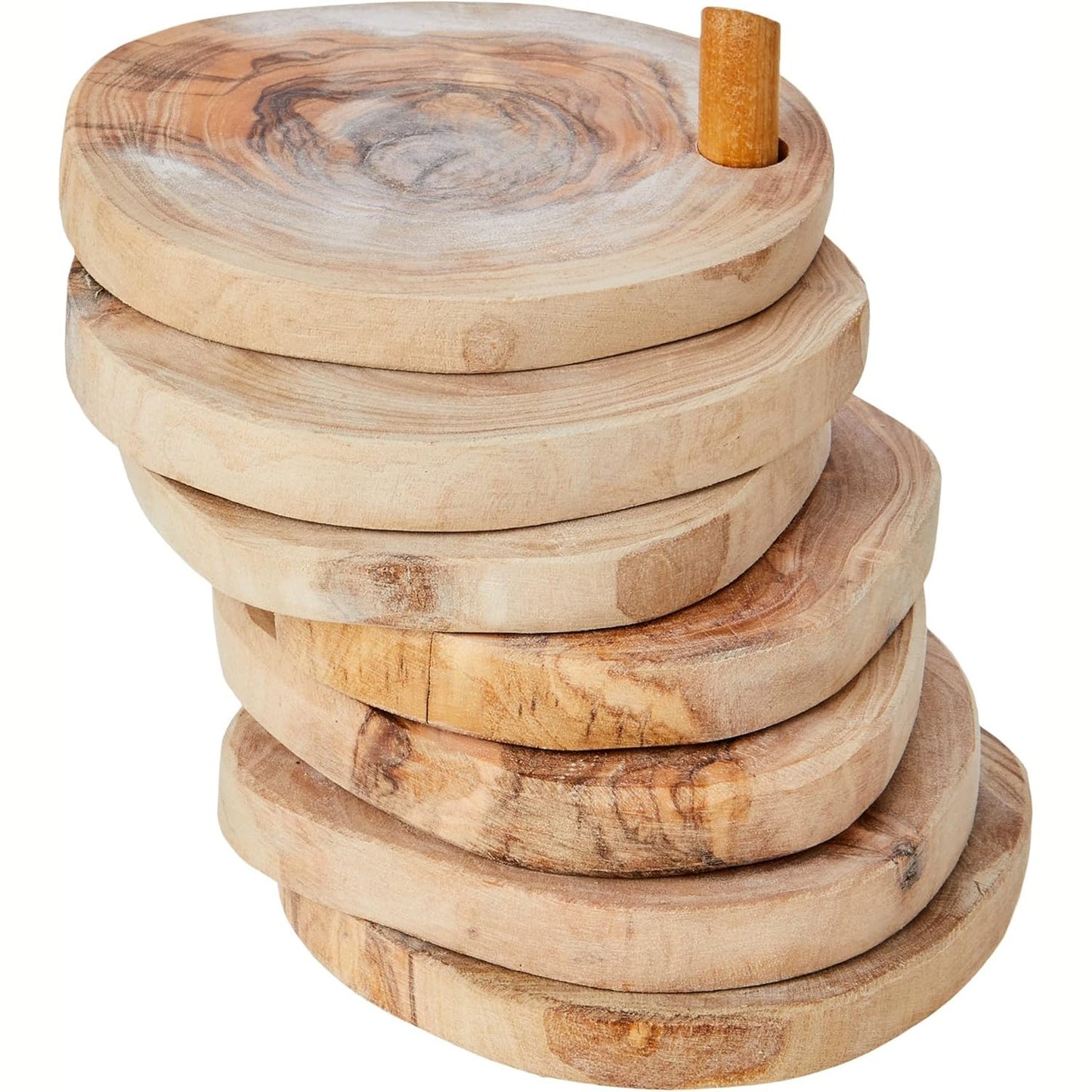 215716 - NATURALLY MED Set me 5 mbështetëse druri ulliri