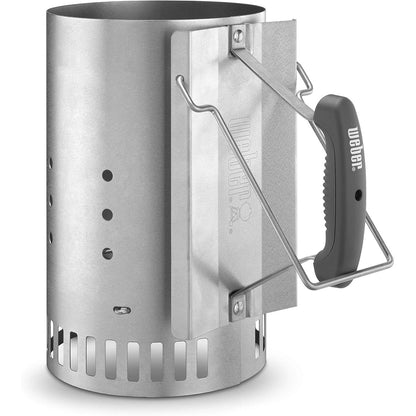 288797 - WEBER Aksesorë për ndezjen e oxhakut/barbecue me qymyr Rapidfire, Kapacitet 6L, Çelik, 32cm x 20.5cm x 32.5cm