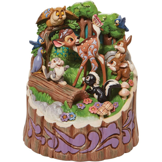 226150 - DISNEY - Figurinë Bambi e Gdhendur - Material: druri