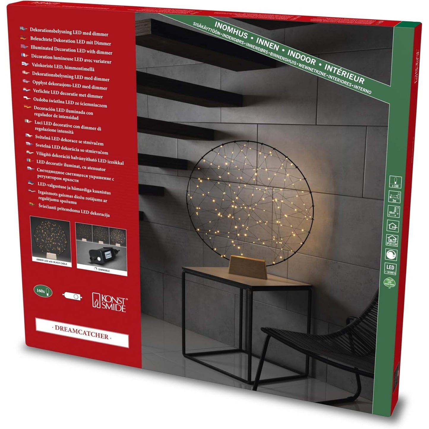 191155 - KONSTSMIDE Llambë LED Dyshemeje 1782-787, Klasa e Eficiencës së Energjisë F (A - G), Ngjyra e Zezë Qelibar, Madhësi e Madhe