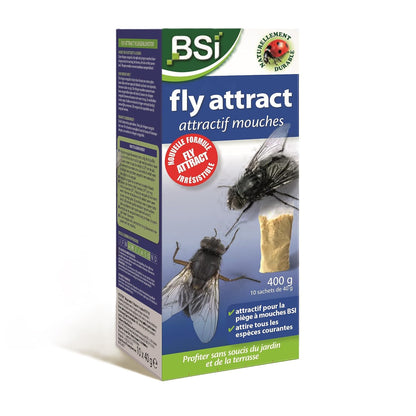 307701 - BSI Tërheqës mizash natyralë, 10 mbushje x 40g, për kurthe insektesh