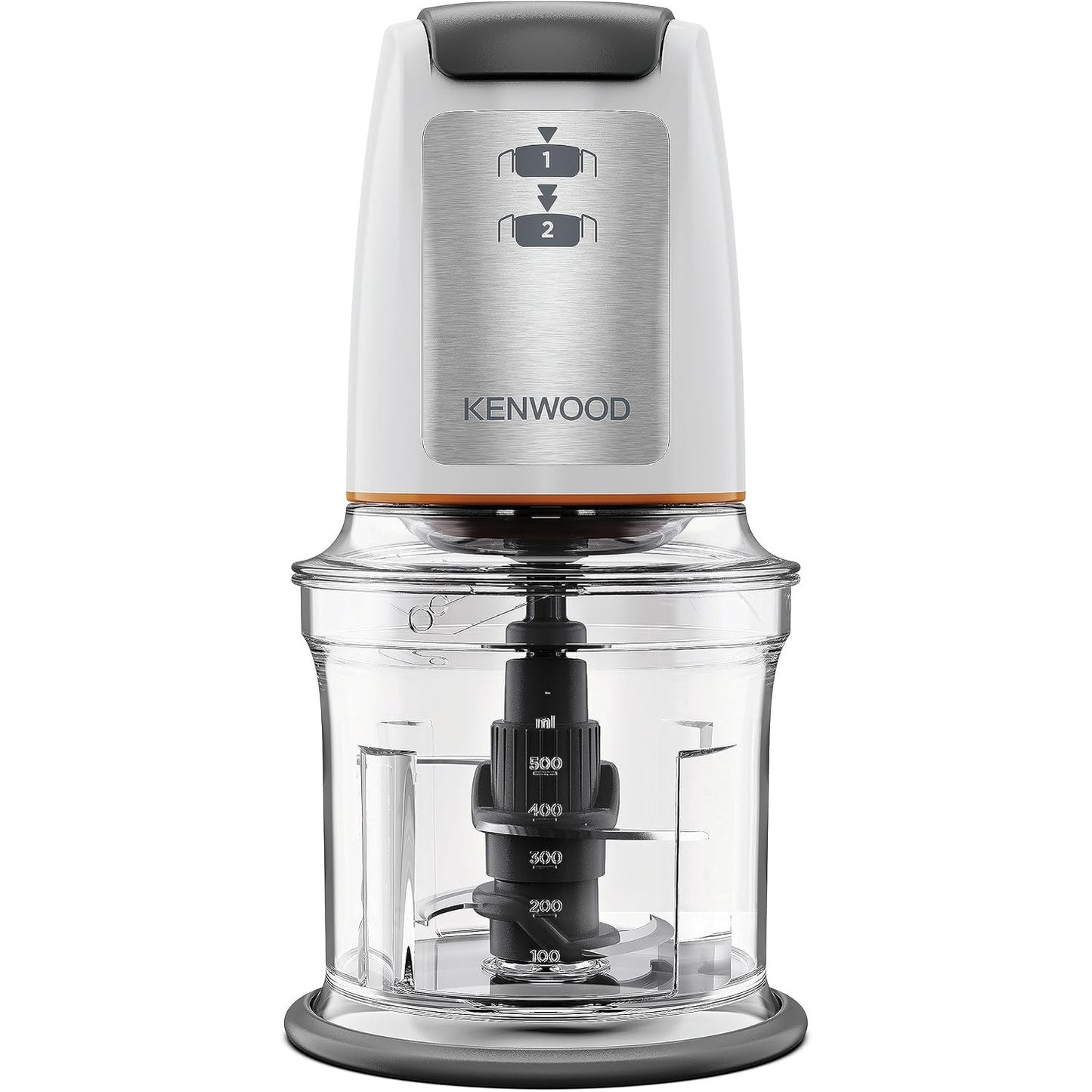 288365 - KENWOOD Prerës Easy Chop CHP61.100WH, Prerës mini elektrik me 2 cilësime shpejtësie, Tas pune 0.5 l, 500 vat, i bardhë