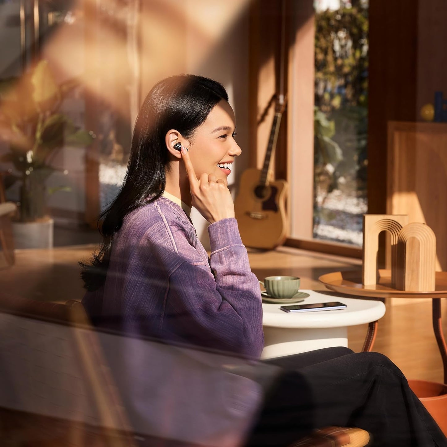 112936 - XIAOMI Redmi Buds 6 Pro Kufje Bluetooth, Të Zi, Audio me Ndjekje të Kokës, Audio me Rezolucion të Lartë, Anulim Aktiv i Zhurmës, Kontrolle me Prekje, Ekuilibër i Tingujve të Lartë-Bas