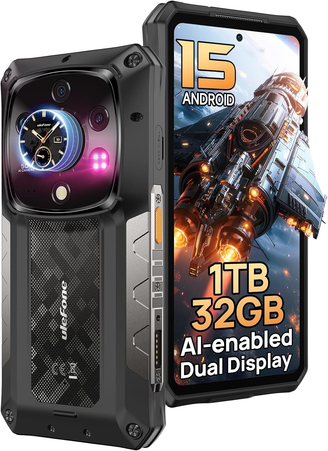 298935 - ULEFONE Telefon Armor 28 Ultra, 5G, 32GB+1TB, Dimensity 9300+, 6.67" AMOLED, 10600mAh, 120W, 50MP Kamera
