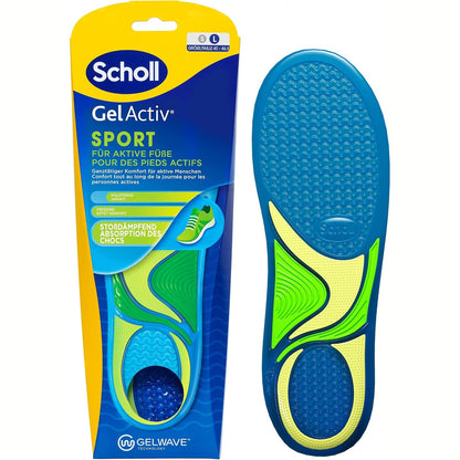 303730 - SCHOLL Sholla këpucësh vrapimi GelActiv Sport për meshkuj, madhësitë 40-46.5, thithje superiore e goditjeve dhe amortizim me teknologjinë GelWave