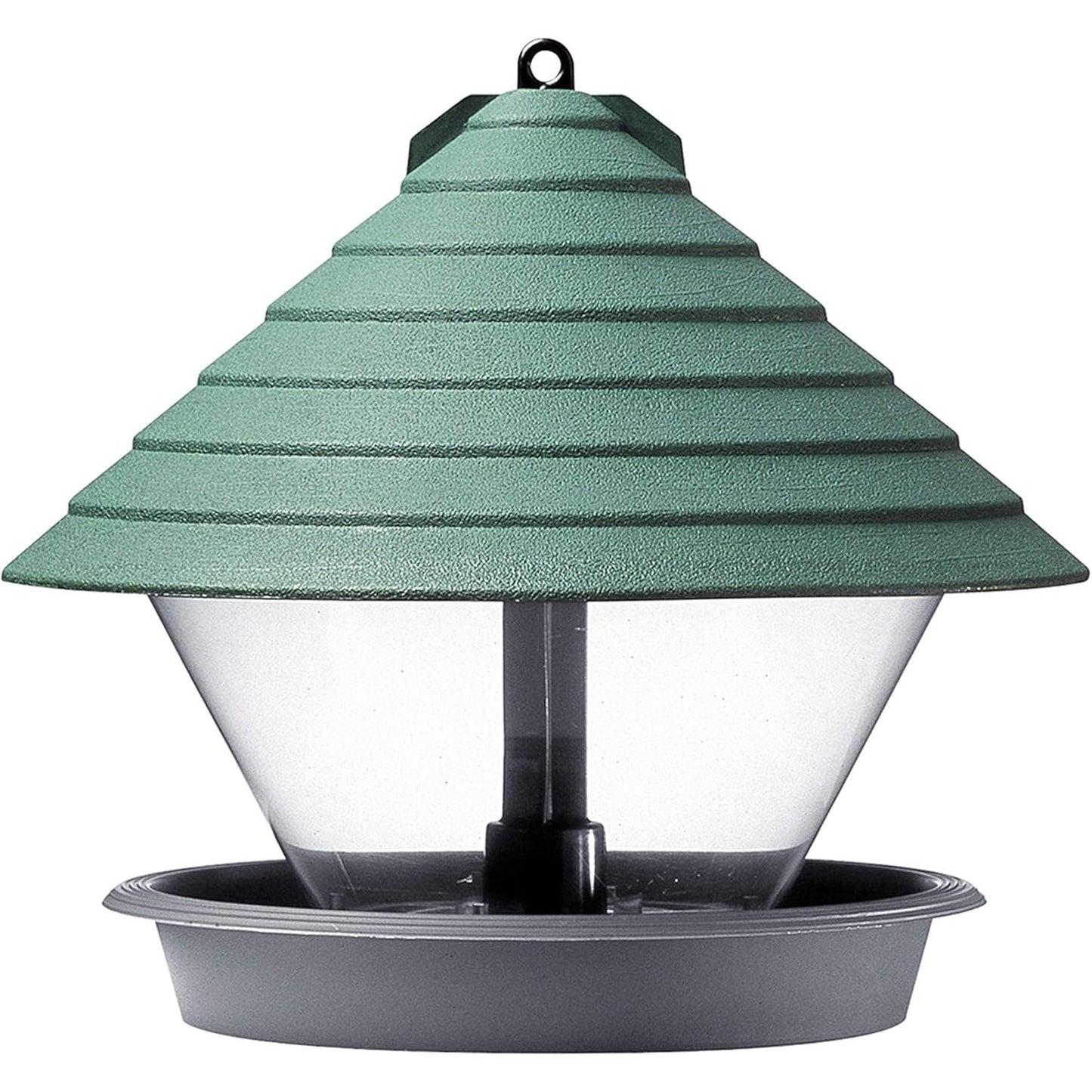 247500 - DEHNER Ushqyes për zogj të egër Natura Premium Guayana, stacion ushqimi për zogj të egër, shtëpi zogjsh e fortë/e varur, diametër 27 cm, lartësi 23 cm, plastike, jeshile