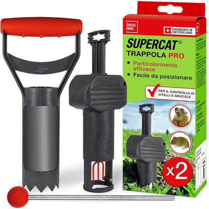 313114 - SWISSINNO Kurth për miushë SuperCat PRO me set aksesorësh - 2 kurthe + 1 set aksesorësh