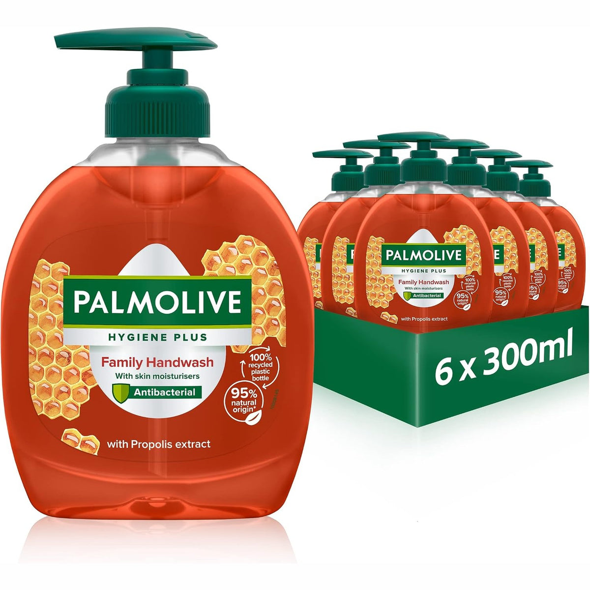298661 - PALMOLIVE - Sapun Higjienë+ Familjar 6x300ml - sapun i lëngshëm për pastrim të butë të duarve