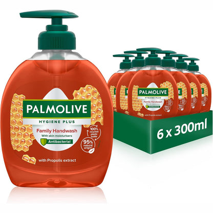 298661 - PALMOLIVE - Sapun Higjienë+ Familjar 6x300ml - sapun i lëngshëm për pastrim të butë të duarve