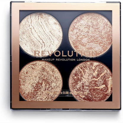 298835 - MAKEUP REVOLUTION Cheek Kit Don't Hold Back, 4 nuanca, 8.8g.