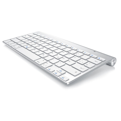 268836 - CSL - Tastierë Bluetooth në stilin Mac, QWERTZ, e përputhshme me iOS, Android, Windows, PC, Notebook, Mac, MacBook Pro, Smartphone, Tabletë, Argjend