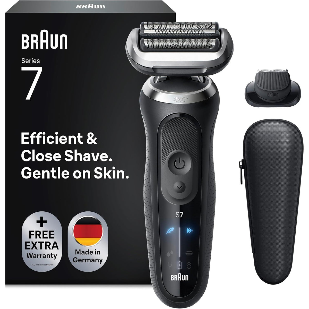 335753 - BRAUN Makinë rroje elektrike Series 7, 72-N1200si, e zezë