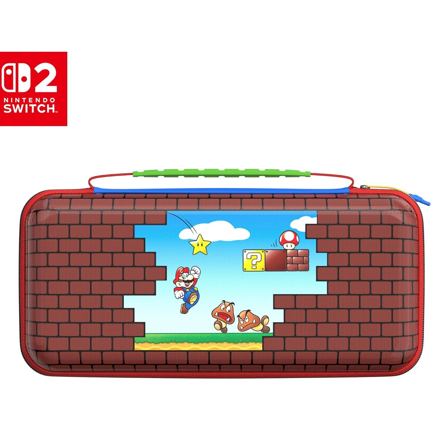 273690 - ÇANTA UDHËTIMI TURTLE BEACH PLAYTREK MARIO BRICKS, e licencuar nga Nintendo, për Nintendo Switch 2