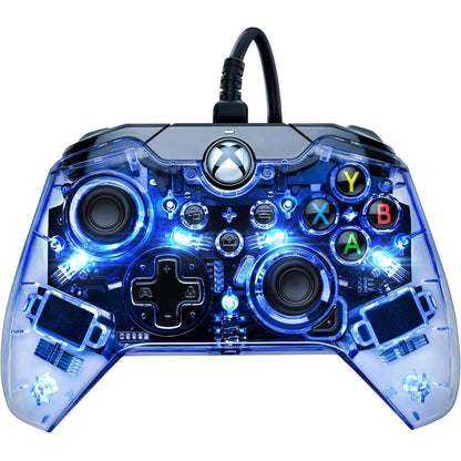 245214 - PDP Afterglow, i Zi, Blu, Transparent, Gamepad USB, Analog/Dixhital, Xbox One, Xbox Series S, Xbox Series X