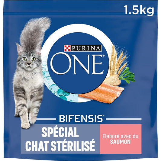 260409 - PURINA ONE | BIFENSIS | Speciale për Macet e Rritura të Sterilizuara, Qese, Pako me 6 x 1.5 kg