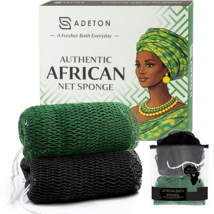290532 - ADETON - Sfungjer rrjete afrikane autentik, me nyje, peshqir banjoje eksfoliues - Sapo i vërtetë