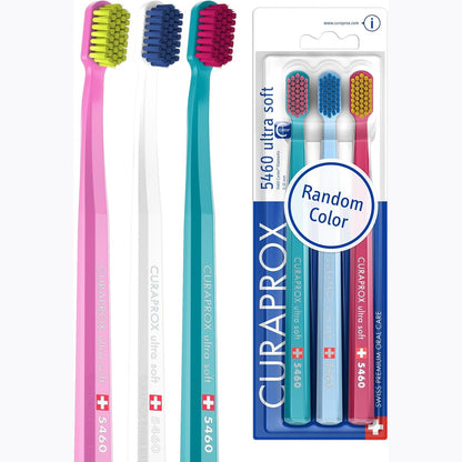 321650 - Curaprox CS 5460 Ultra Soft, Pako 3er, ngjyra zufalls, prodhuar në Zvicër