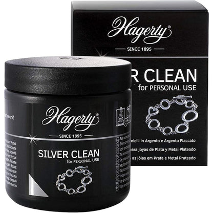 336713 - HAGERTY Silver Clean banjë pastrimi për argjend dhe Bizhuteri të veshura me argjend 170ML i Lëmues efektiv Bizhuterish i banjë pastrimi për t'i Rikthyer Shkëlqimin Bizhuterive prej argjendi i Shportë