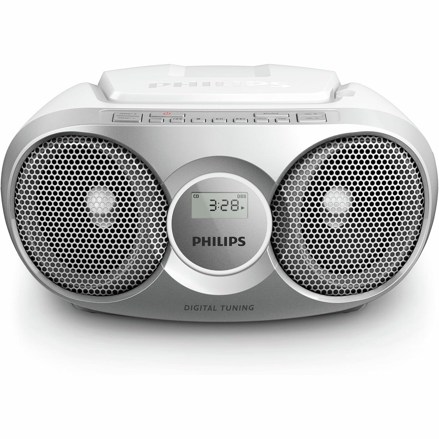 273246 - PHILIPS AUDIO AZ215S - CD player portativ - Radio FM - Hyrje Aux - Argjend
