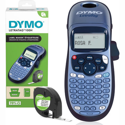 305336 - DYMO Makinë për krijimin e etiketave LetraTag LT-100H, Printer etiketash termik pa bojë, me tastierë ABC