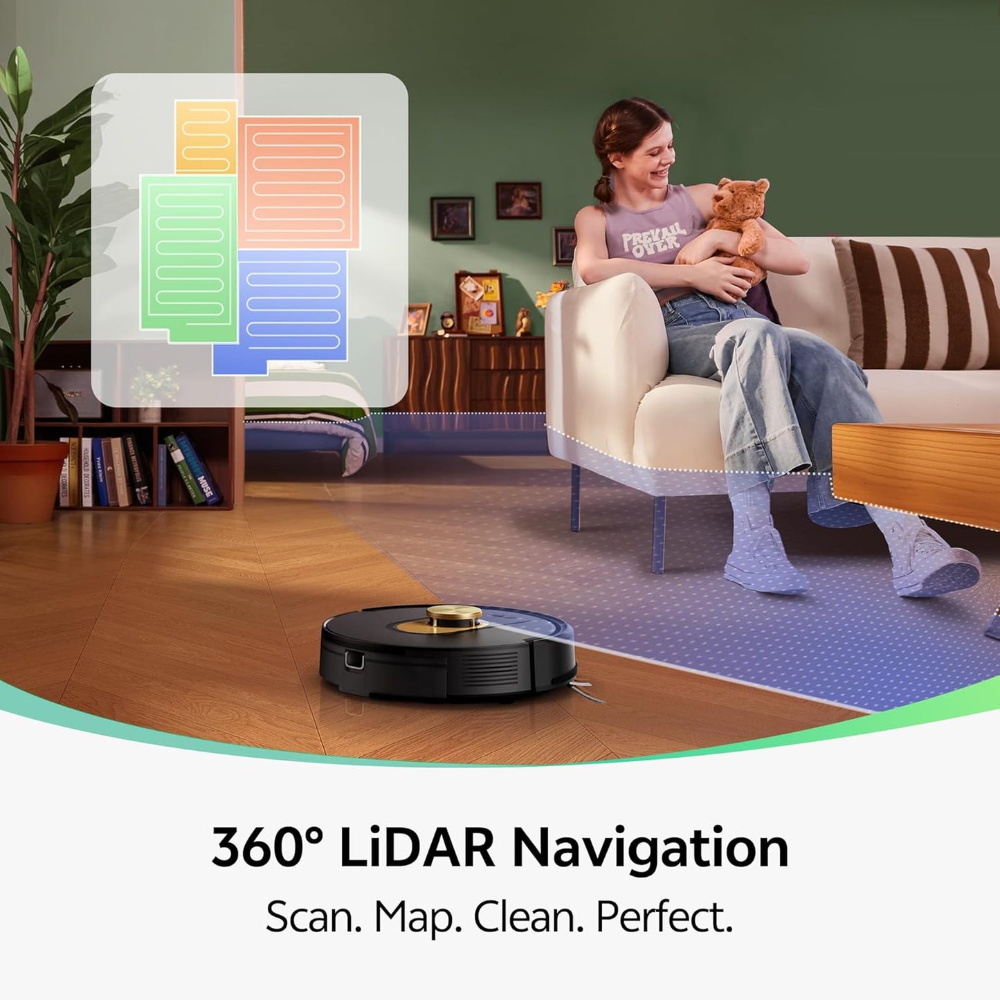 270137 - Robot Fshisë dhe Larës Vexilar W9 – Fuqi Thithëse 8000Pa – Navigim LiDAR