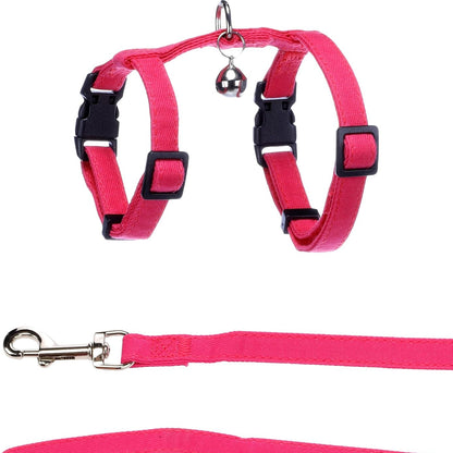 219866 - FLAMINGO Parzmore për Mace me Zinxhir, Ngjyrë Fuksie, Madhësia A: 15-22cm, B: 20-30cm, C: 120cm x 10 x 2mm
