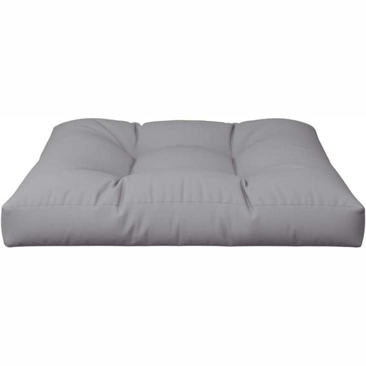 244881 - vidaXL Jastëk palete gri 70x60x12 cm prej pëlhure