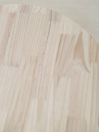 291550 - VIDA XL Sipërfaqe Tavoline e Rrumbullakët Ø70x3 cm Dru Pishe i Fortë