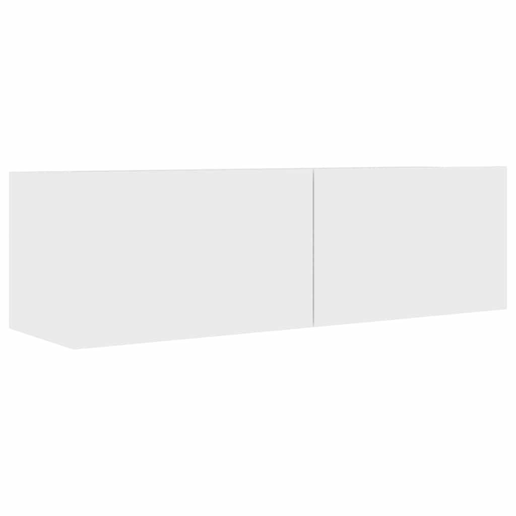 280667 - vidaXL Kabinet TV i Bardhë 100x30x30 cm Dru i Inxhinieruar