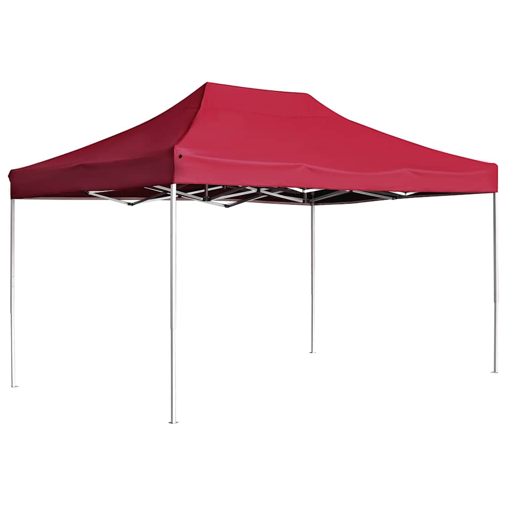 291495 - VIDA XL Tendë Festash Profesionale e Palosshme prej Alumini 4,5x3 m e Kuqe Vere