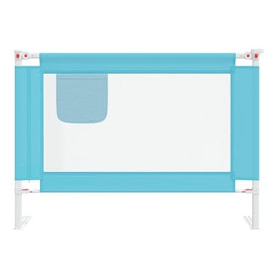 280000 - VIDAXL Mbajtëse Sigurie për Shtrat për Foshnje, Blu 90x25 cm, Material