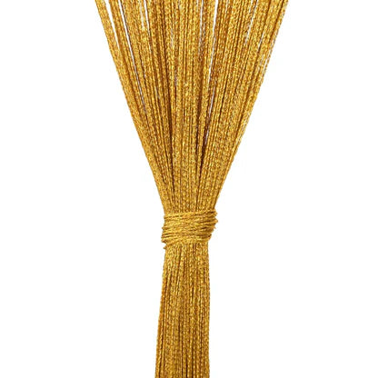 181541 - VIDAXL Perde me Fije (Set 2 Copë), Ngjyrë Ari, 100 × 250 cm