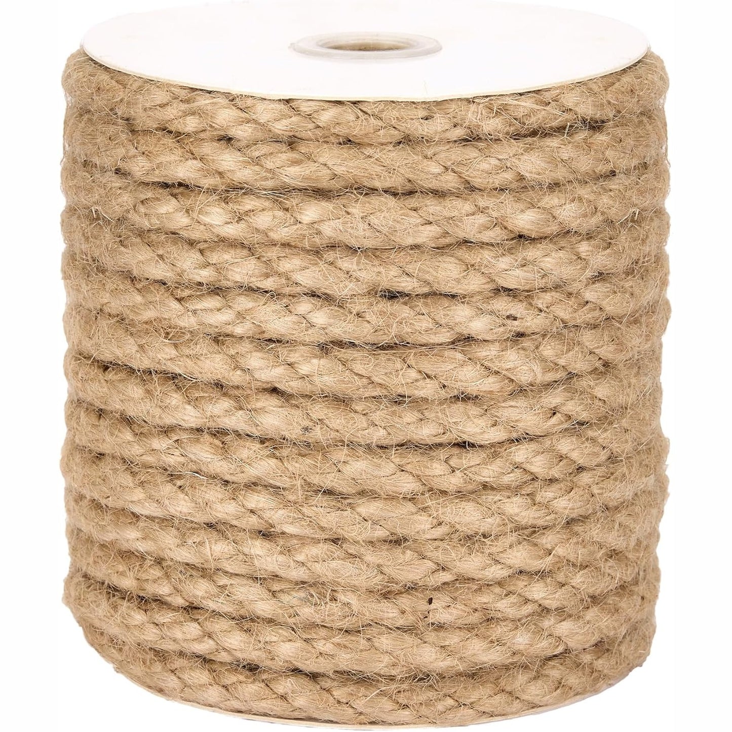 257876 - LITAR Jute i Përdredhur | 10 mm x 15 m, Spango i Fortë për Punime Vetë, Kopshtari, Dekorim dhe Artizanat