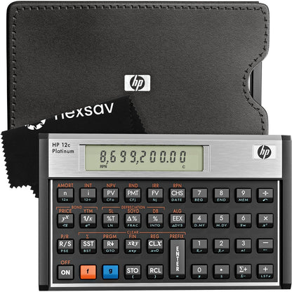 308728 - HEWLETT PACKARD Llogaritës Matematikor Financiar HP12C, Platinum i Programueshëm Algjebrikisht RPN