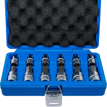 312861 - BGS 5052 | SET ME PRIZA | 12.5 MM (1/2") | GJASHTËKËNDËSH I BRENDSHËM 5-22 MM | 12 COPË