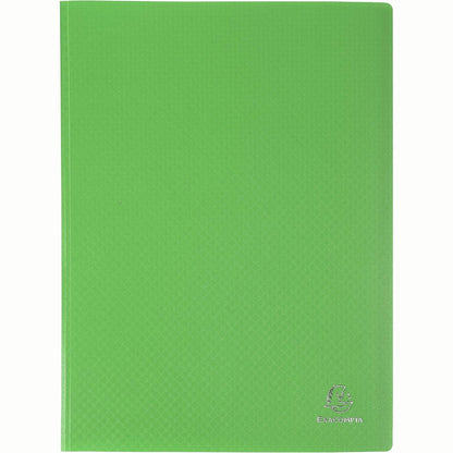 310487 - Exacompta - Ref. 8853E - Mbrojtës Dokumentesh OPAK - 50 xhepa kristali të lëmuar - 100 pamje - A4 - 24 x 32 cm - mbulesë polipropileni gjysmë e ngurtë - jeshile e çelët