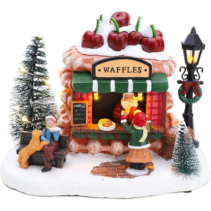 183447 - CHRISTMAS CONCEPTS® - Drita LED për Fshatin e Krishtlindjeve, Madhësia 8inch/20cm